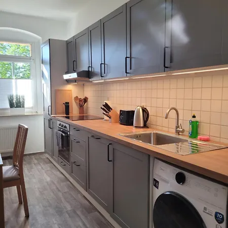 Leuben - Stylisch - Balkon - Kueche Apartament Drezno