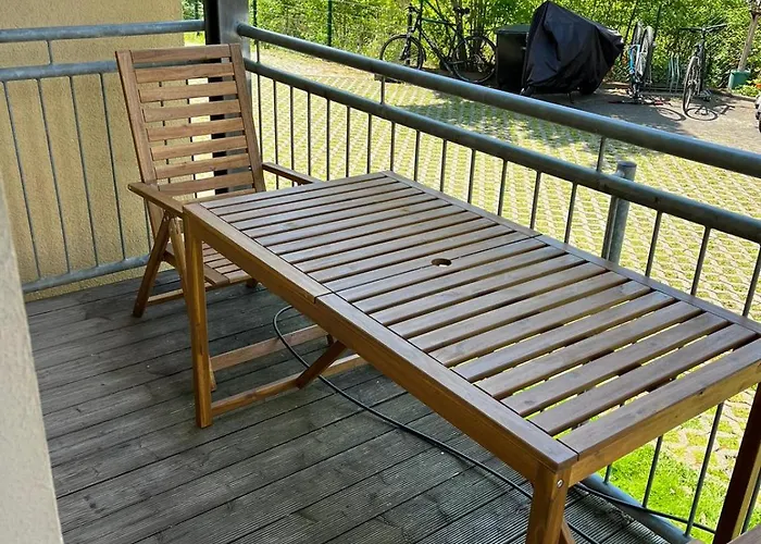 Apartment Leuben - Stylisch - Balkon - Küche